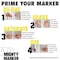 Mighty Marker PM-15 Paint Marker, Eco-Friendly, 10ml Alcohol Based Paint, Assorted Color Family, 8-PK 01548 - alternate 2