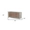 Homeroots 64" Brown Oak Grey Solid And Manufactured Wood Six Drawer Dresser 490815 - alternate 2