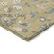 Homeroots 3' X 5' Wheat Blue And Ivory Floral Washable Indoor Outdoor Area Rug 597854 - alternate 7
