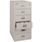 Fireking 6 Drawer, 1 Hr Fire, Vertical, 25" wide for Card Check & Notes Platinum 6-2552-CPL - alternate 2