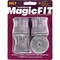 Magic Sliders Magic Fit 1-1/2'' - 1-3/4'' Round Felt Furniture Leg Cup, 4PK 26845 - alternate 1