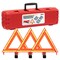 Jrex Safety Warning Triangle DOT Approved, Reflective Warning Road Safety Triangle Kit, 3PK WTR-JR-3PK - alternate 1
