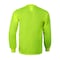 2W International Long Sleeve, Large, Lime, V-Neck TLBE135 L - alternate 2