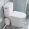 Anzzi Nesso Rear Outlet Macerating 2-Piece 1.6 GPF Single Flush Elongated Upflush Toilet with 0.8 HP White TL-AZ600MPWHKIT - alternate 6