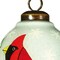 Homeroots Festive Glitter Red Cardinal Hand Painted Mouth Blown Glass Ornament 477466 - alternate 3