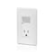 Leviton Straight Blade Receptacle, 5-15R, 15 A, 125V AC, 1 Pole, 3 Wire, Flush Mount, Grounded T6525-W - alternate 5