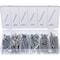 Neiko Cotter Zinc Plated Steel Clips, 555 Piece, Holds Pins or Castle Nuts in Place 50454A - alternate 1