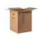 Duck Brand Kraft Box, 18 in L, 18 in W, 32 lb Capacity, Cardboard, Brown 1139734 - alternate 1