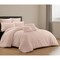 Homeroots Blush King Polyester 220 Thread Count Washable Duvet Cover Set 529037 - alternate 6