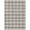 Homeroots 9' X 12' Taupe And Gray Plaid Washable Indoor Outdoor Area Rug 595521 - alternate 6