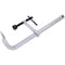 Wrightmaster Heavy-Duty F-Clamp with Swivel Pad, 5-1/2in Deep Throat, 16in Bar for Welding, Quick Twist Pads ZR-P190094 - alternate 5