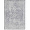 Homeroots 5' X 8' Plum Oriental Washable Indoor Outdoor Area Rug 607615 - alternate 5