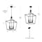 Jonathan Y Camden 16" 5-Light Iron Classic Midcentury Pendant Lantern, Oil Rubbed Bronze JYL7562A - alternate 8