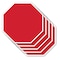 Signmission Blank Sign Red Background, 10 inch X 10 inch, Aluminum Metal Signs, 5PK OC-A-5Pack-10-28 - alternate 1