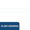 Roaring Spring Case of NY State Regency Placement Test Forms, Sheet Size: 10"x8", 20 lb White Paper, 250 Forms/Pack 77522cs - alternate 4