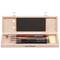 Da Vinci Watercolor Brush Set, Assortment 5279, 4 Brush Set in Wooden Box with Soap VA-5279_0 - alternate 1