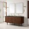 James Martin Vanities Amberly 72" Double Vanity, Mid-Century Walnut, w/ 3 CM Phantome Eclos Top 670-V72-WLT-3PHT - alternate 5