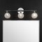 Jonathan Y Maeve 23" 3-Light Iron/Glass Contemporary Glam LED Vanity Light, Chrome JYL7536A - alternate 4