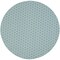 Homeroots 8' Aqua And Ivory Geometric Indoor Outdoor Area Rug 556304 - alternate 1