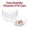 Smarty Had A Party 4 oz. Clear Big Disposable Plastic Concave Cups (288 Cups), 288PK 2634-CASE - alternate 4