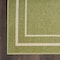 Homeroots 8' Green And Ivory Indoor Outdoor Runner Rug 545508 - alternate 6
