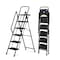 Edendirect 5-Step Steel Lightweight Folding Step Ladder, 500 lb. Load Capacity Type IAA Duty Rating IR-W2717P257603 - alternate 1