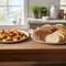 Smarty Had A Party 12 in White Round Plastic Trays, 25PK 9922WH-CASE - alternate 2