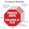 Signmission Private Drive Children at Play, 10 inch X 10 inch, Aluminum Metal Signs, 5PK OC-A-5Pack-10-35 - alternate 5