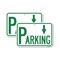 Signmission Parking with Arrow Pointing Down, 18'' X 24'' 2 Signs, Heavy Gauge Aluminum, 2PK A-1824-2PACK-23348 - alternate 1
