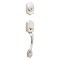 Kwikset Handleset, 3 Grade, Brass, Satin Nickel, 238 x 234 in Backset, KW1 Keyway, 134 in Thick Door 96870-099 - alternate 1