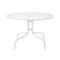 Crosley Griffith 39" Round Retro Outdoor Dining Table CO1012A-WH - alternate 1
