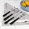 Martha Stewart Garden Cottage 16 Piece Stainless Steel Flatware Set in Black 129076.16 - alternate 3
