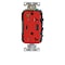 Leviton USB Receptacle, 20 A, 1/2 hp, Red T5833-HGR - alternate 1