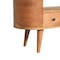 Homeroots 35in Brown Solid Wood Enclosed Storage Entertainment Center 720011 - alternate 5