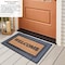 Gardenised Natural Coir and Non-Slip Rubber Doormat with Embossed Welcome Design, Peaceful Welcome QI004893 - alternate 2