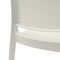 Niche Terrace Plastic Indoor/Outdoor Stacking Chair, for Patio, Cafe, Breakroom, Dining, White Down, 4PK 4100WH4PK - alternate 3