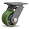 Hamilton Extended Service Swivel Caster, 5" x 2 1/2" Duralast Polyurethane (95A) on Cast Iron Wheel S-ES-5DH - alternate 1