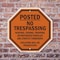 Signmission Posted No Trespassing Hunting, Fish, 10 inch X 10 inch, Aluminum Metal Signs, 2PK OC-A-2PACK-10-104 - alternate 5
