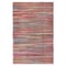 Homeroots 3' X 5' Red and Black Striped Hand Woven Area Rug 557077 - alternate 3