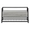 Homeroots 42in Gray And Black Bench With Flip top 489779 - alternate 1