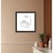 Homeroots Empty Toilet Paper Roll Black Framed Print Wall Art 529812 - alternate 3