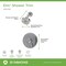 Symmons Elm Single Handle Wall Mount Shower Trim Kit (Valve Not Included) 559115TRM - alternate 2