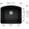 Blanco Diamond Single Bowl, Coal Black 442906 - alternate 3