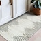 World Rug Gallery Bohemian Stripe Stain Resistant Area Rug 2 ft x 3 ft Cream 385CREAM2X3 - alternate 1