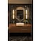 Z-Lite Idris 1 Light Vanity, Modern Gold/Opal White, 32.5 In W x 5 In H 1019-32W-MGLD-LED - alternate 4