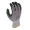 Radians Foam Nitrile Coated Gloves, Palm Coverage, Black/Gray, S,  RWG11TS - alternate 2