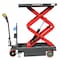 Pake Handling Tools Self Propelled Mobile Scissor Lift Table, 1764 Lb. Cap., 40'' x 24'', 20.5''-72.8'' Height PAKLT-ESM80D - alternate 2