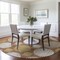 Homeroots 8' Brown Beige And Ivory Round Geometric Washable Indoor Outdoor Area Rug 593620 - alternate 4