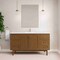 James Martin Vanities Laurent 60" Sgl Vanity, Honey Oak w/ Sgl Hole 3 CM White Zeus Silestone Top and Matching Backsplash 545-V60S-HNO-1WZ - alternate 4