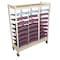 Omnimed Horizontal Cabinet Chart Rack Hold X-Large Binders(24 Binder Capacity 264582-BG - alternate 1